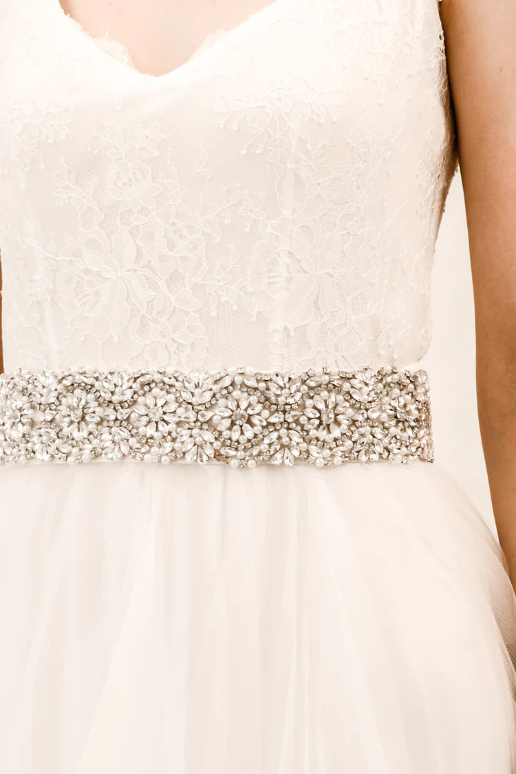 Beatrice Rhinestone Belt B009S