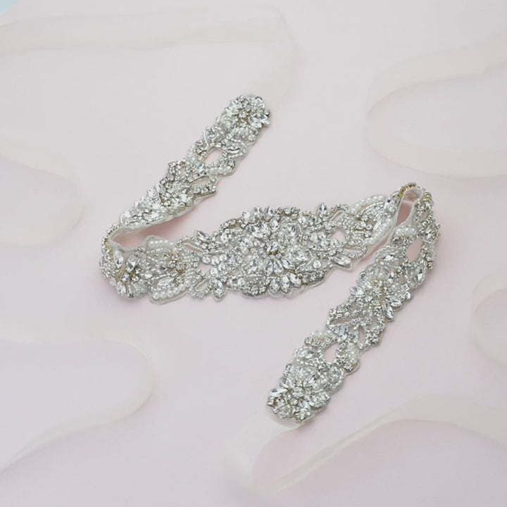 Delphine Crystal Belt B095S