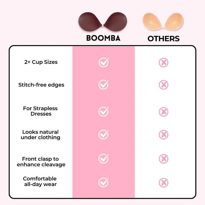 BOOMBA Magic Padded Sticky Bra
