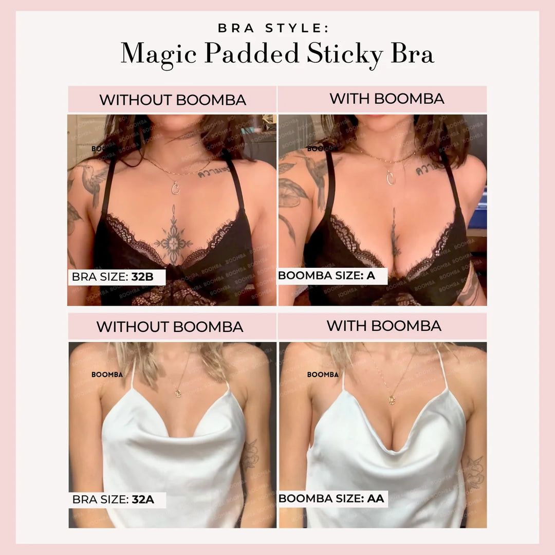 BOOMBA Magic Padded Sticky Bra