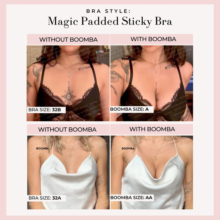 BOOMBA Magic Padded Sticky Bra