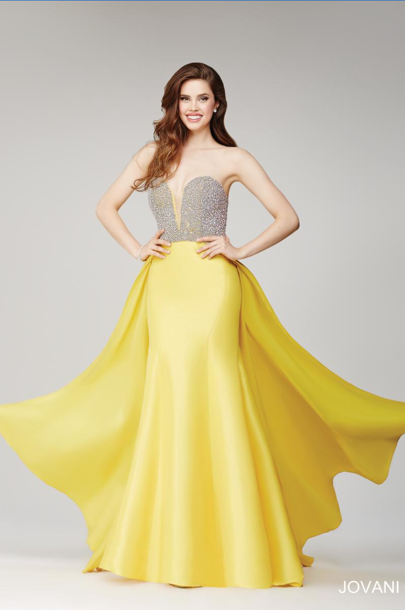 oc prom dresses LaDivine OC021 Long Formal Prom Fitted Evening Dress