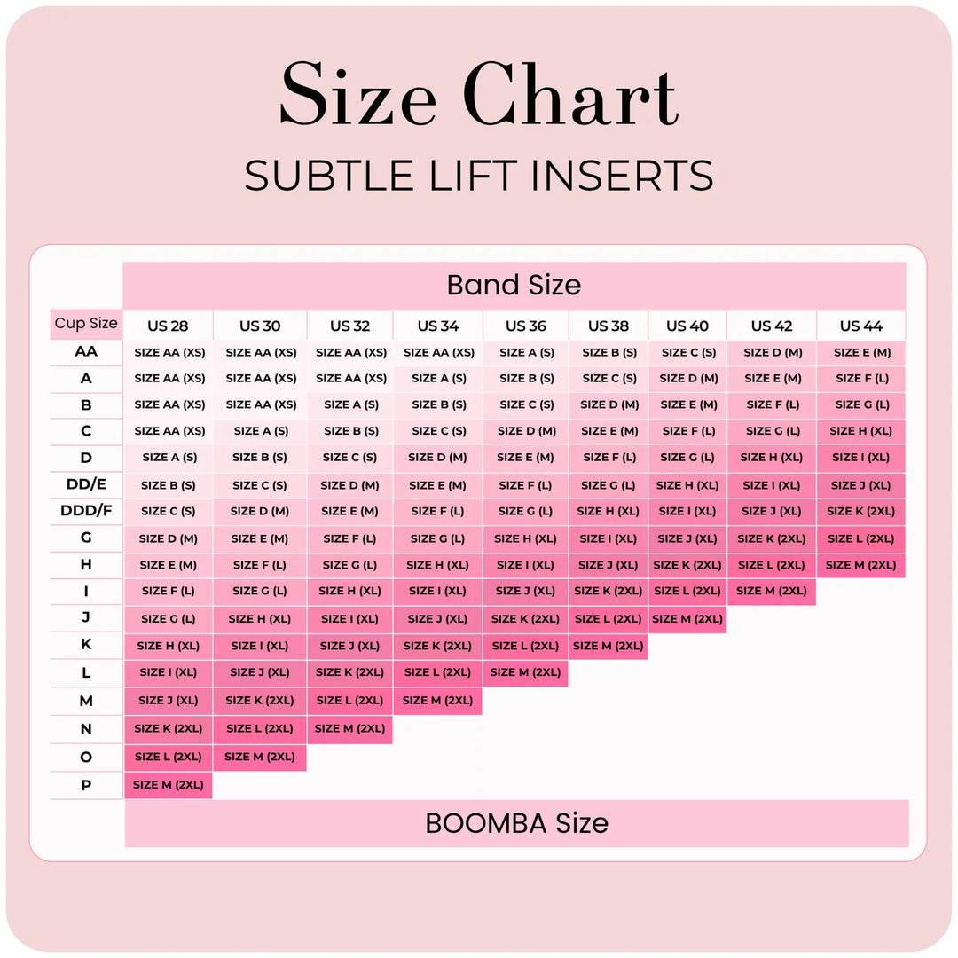 BOOMBA Subtle Lift Inserts