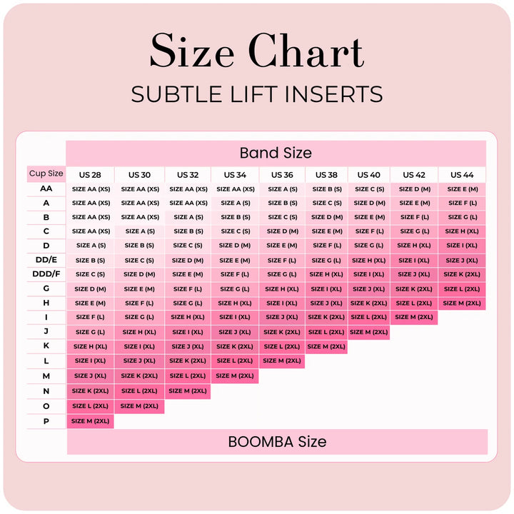 BOOMBA Subtle Lift Inserts