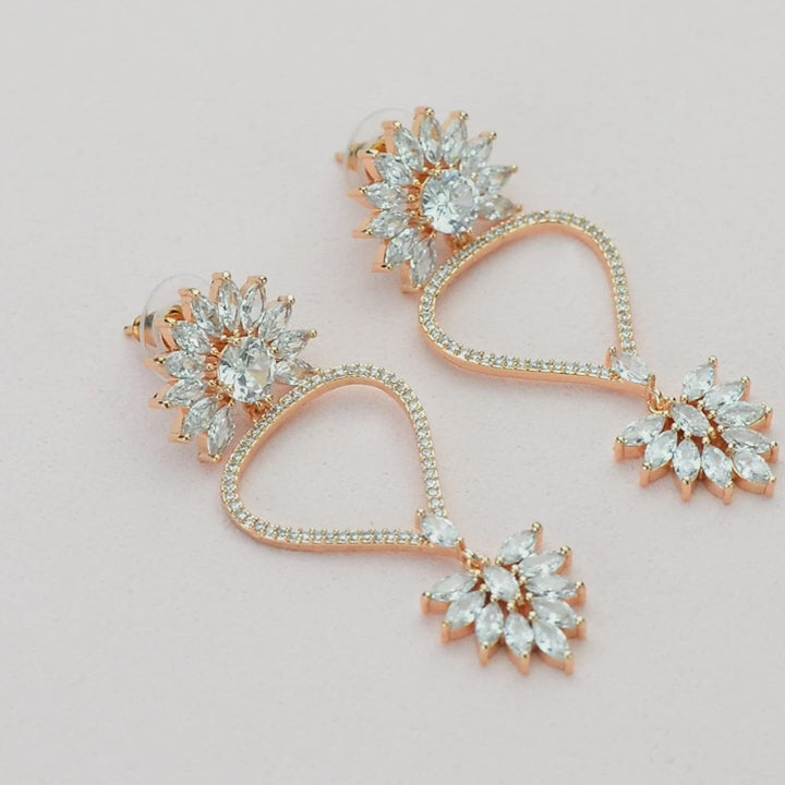 Juno CZ Drop Earrings E002